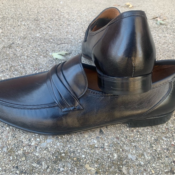 Allen Edmonds “ Bergamo “ Size 15D  Classic Black Leather Slip-Ons - Picture 3 of 8